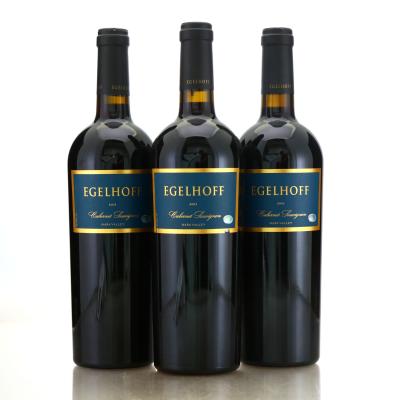 Egelhoff Blue Label Cabernet Sauvignon 2003 Napa Valley 3x75cl