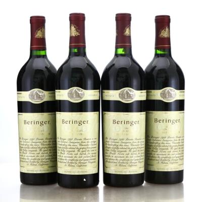 Beringer Private Reserve Cabernet Sauvignon 1993 Napa Valley 4x75cl