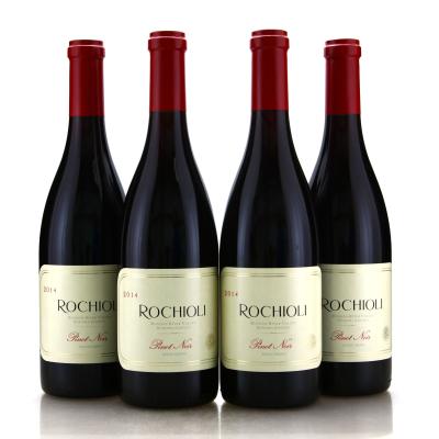 J. Rochioli Estate Grown Pinot Noir 2014 Russian River Valley 4x75cl