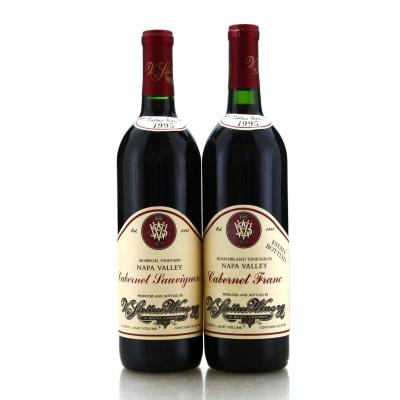 V. Sattui Winery Preston Vineyard Cabernet Sauvignon & Cabernet Franc 1995 Napa Valley 2x75cl