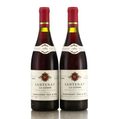 Remoissenet Pere and Fils La Comme 1989 Santenay 1er-Cru 2x75cl