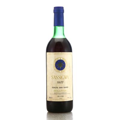 Tenuta San Guido Sassicaia 1977 Bolgheri