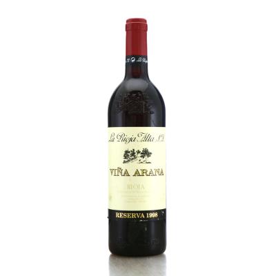 La Rioja Alta Vina Arana 1998 Rioja Reserva