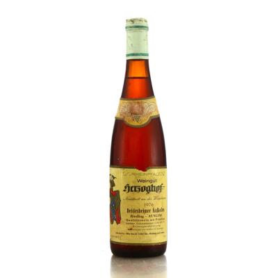 Herzoghof Deidesheimer Kalkofen Riesling Auslese 1976 Rheinpfalz