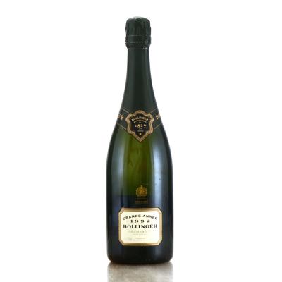 Bollinger Grande Annee Brut 1992 Vintage Champagne