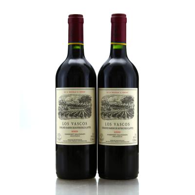 Los Vascos Cabernet Sauvignon 2000 Colchagua / Domaines Barons de Rothschild Lafite 2x75cl