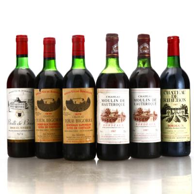 Assorted Bordeaux Reds 6x75cl