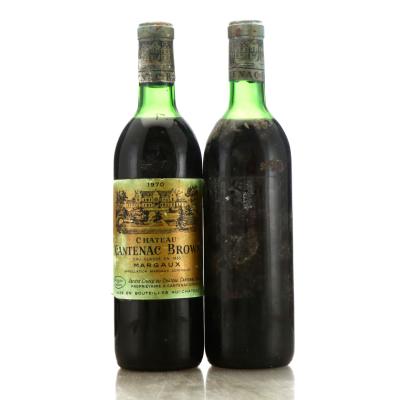 Ch. Cantenac Brown 1970 Margaux 3eme-Cru 2x75cl