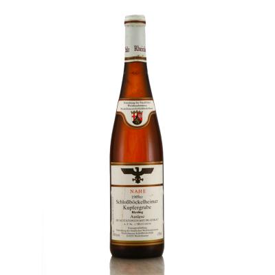 Weinbaudomanen Schlossbockelheimer Kupfergrube Riesling Auslese 1989 Nahe