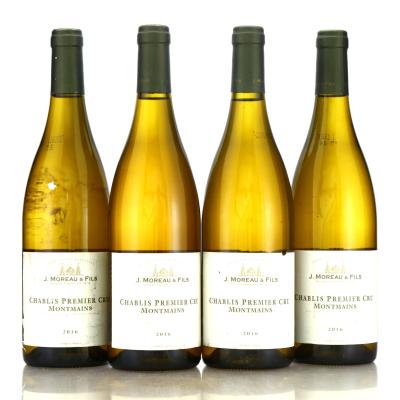 J. Moreau & Fils Montmains 2016 Chablis 1er-Cru 4x75cl