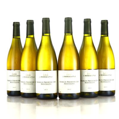 J. Moreau & Fils Montmains 2017 Chablis 1er-Cru 6x75cl