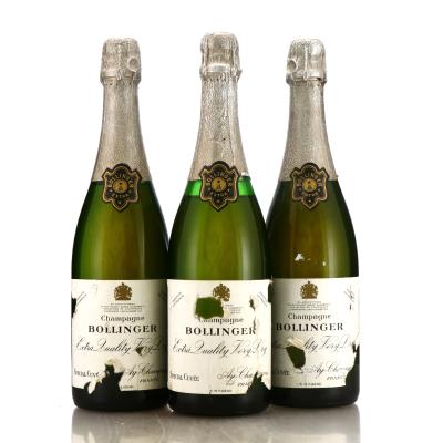 Bollinger Extra Quality Very Dry Special Cuvee NV Champagne circa 1970s 3x75cl