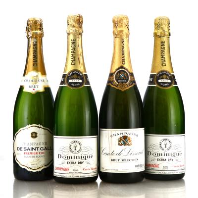 Assorted Brut NV Champagne 4x75cl