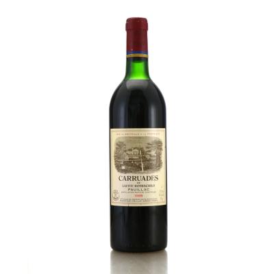 Carruades De Lafite 1988 Pauillac