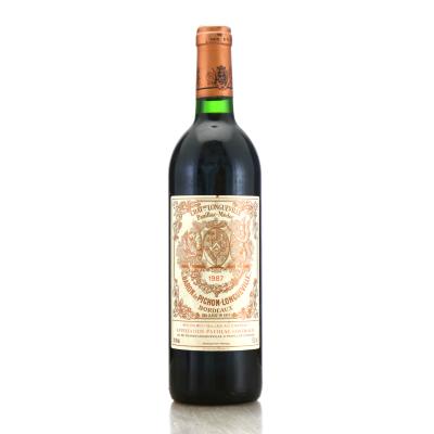 Image for Chateau Pichon Longueville Baron1987 Pauillac 2eme-Cru