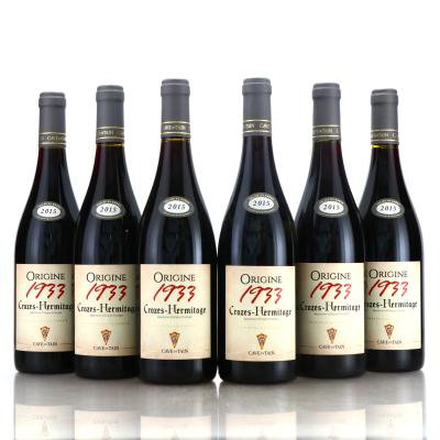 Cave De Tain Origine 1933 2015 Crozes Hermitage 6x75cl