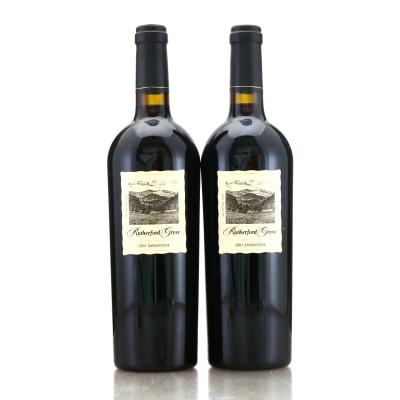 Rutherford Grove Sangiovese 2001 Napa Valley 2x75cl