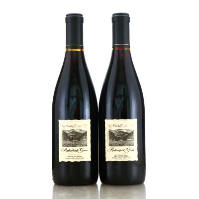 Rutherford Grove Spring Creek Vineyard Petite Sirah 2001 Napa Valley 2x75cl