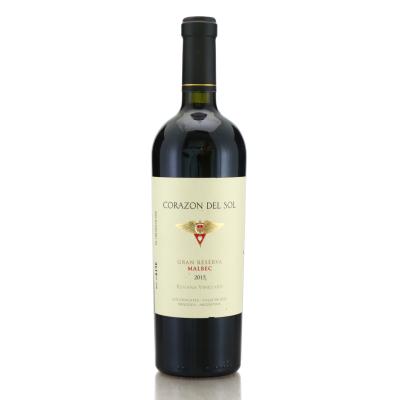 Corazon Del Sol Revana Malbec 2015 Mendoza Gran Reserva