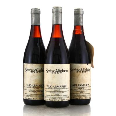 S. Alighieri Vaio Armaron 1979 Amarone Della Valpolicella 3x75cl