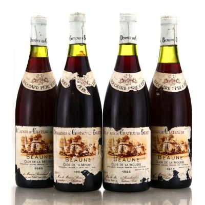 Bouchard Pere and Fils Clos de la Mousse 1985 Beaune 1er-Cru 4x75cl