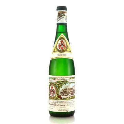 Schubert Maximin Grunhauser Abtsberg Riesling Kabinett 1985 Mosel