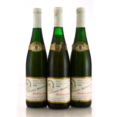 Uva Aurea Ockfener Bockstein Riesling Eiswein 1989 Mosel 3x75cl