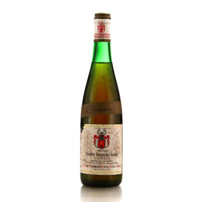 D.Licht-Bergweiler Graacher Domprobst Auslese Eiswein 1971 Mosel