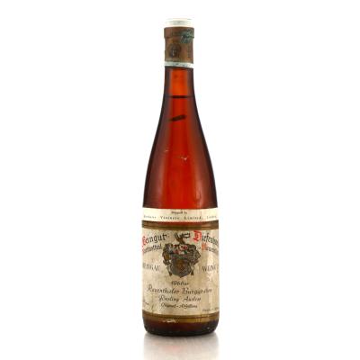 Diefenhardt Rauenthaler Burggraben Riesling Auslese 1966 Rheingau