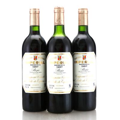 CVNE Imperial 1987 Rioja Reserva 3x75cl