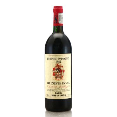 De Zoete Inval Cabernet Sauvignon 1982 Paarl