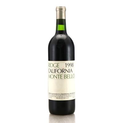 Ridge Monte Bello 1998 Santa Cruz Mountains