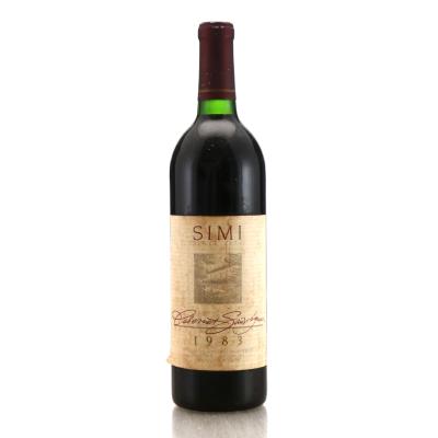 Simi Cabernet Sauvignon 1983 Sonoma County