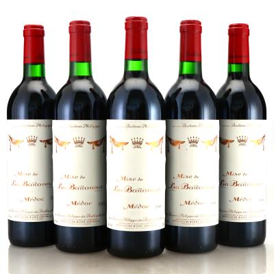 Baron Philippe De Rothschild Mise De La Baronnie 1988 Medoc 5x75cl