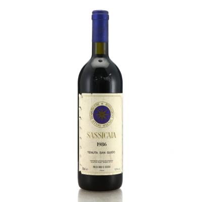 Tenuta San Guido Sassicaia 1986 Bolgheri