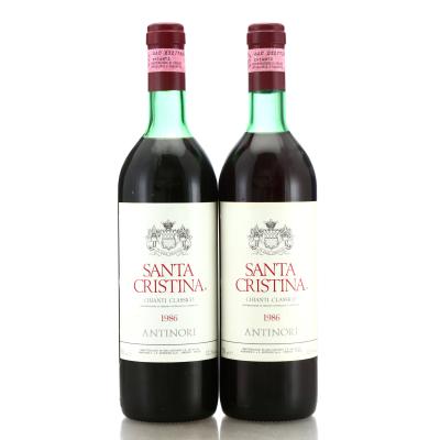 Antinori Santa Cristina 1986 Chianti Classico 2x75cl