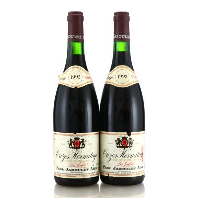 P.Jaboulet Les Jalets 1992 Crozes-Hermitage 2x75cl