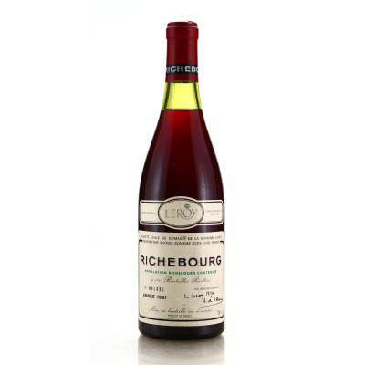 Dom. De La Romanée-Conti 1981 Richebourg Grand-Cru