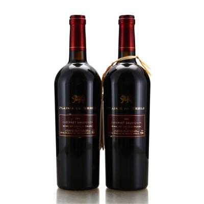 Plaisir De Merle Cabernet Sauvignon 1995 Paarl 2x75cl