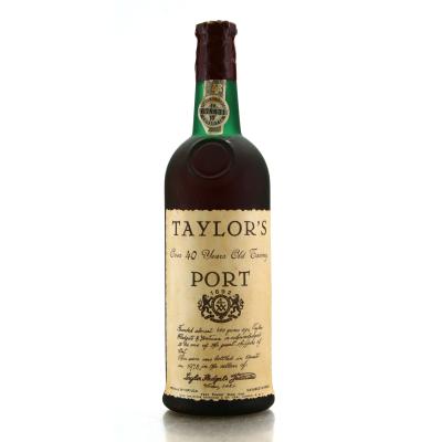 Taylor's 40 Year Old Tawny Port / Bottled 1978