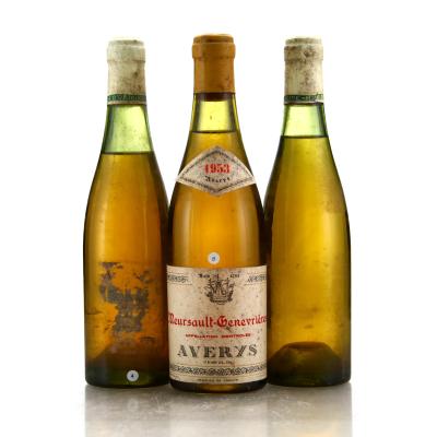 Averys Meursault circa 1960s 3x37.5cl