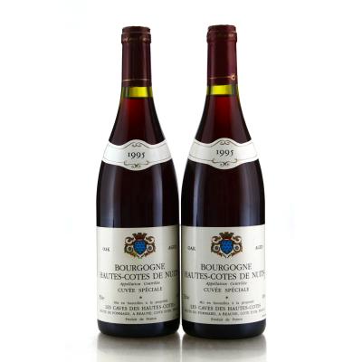 Les Caves Des Hautes-Cotes 1995 Hautes-Cotes De Nuits 2x75cl