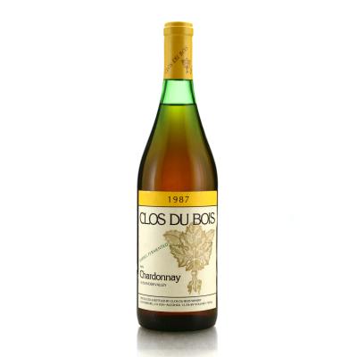 Clos Du Bois Chardonnay 1987 Alexander Valley