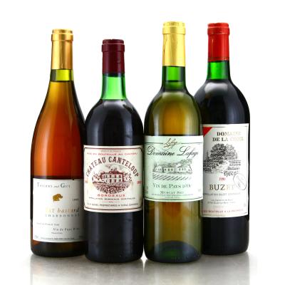 Assorted Red and White French Wines x4