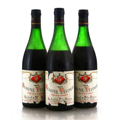 Sichel Pere and Fils 1969 Beaune 3x75cl