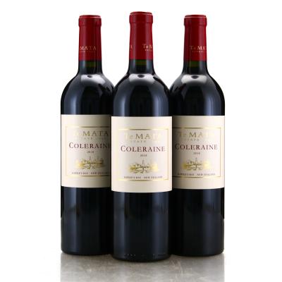 Te Mata Coleraine 2018 Hawkes Bay 3x75cl