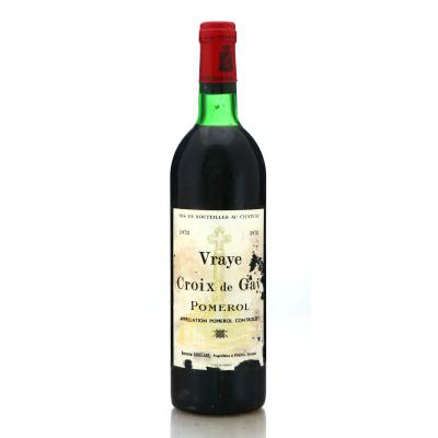 Vraye La Croix De Gay 1978 Pomerol