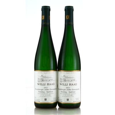 W.Haag Brauneberger Juffer-Sonnenuhr Riesling Spatlese 2003 Mosel 2x75cl