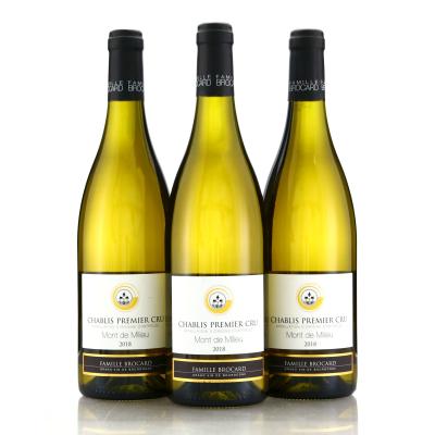 Famille Brocard Mont De Milieu 2018 Chablis 1er-Cru 3x75cl