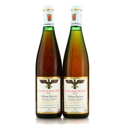 Staatliche Weinbaudomane Trier Ockfener Bockstein Riesling Auslese 1983 Mosel 2x75cl